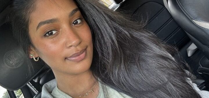 confident woman in California